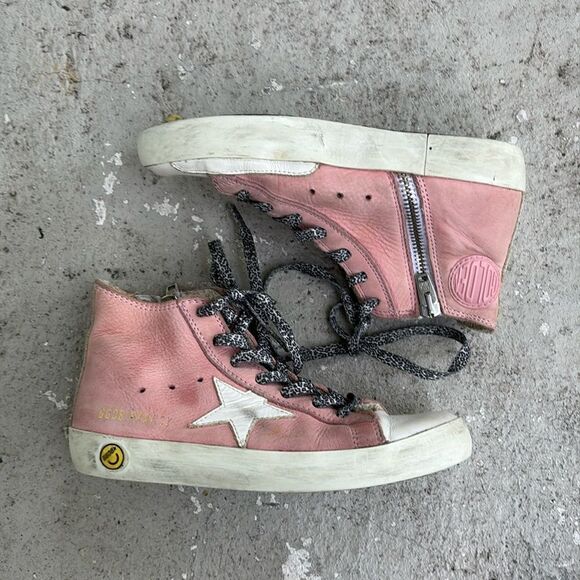 Golden Goose Francy Pink high tops - Picture 1 of 9